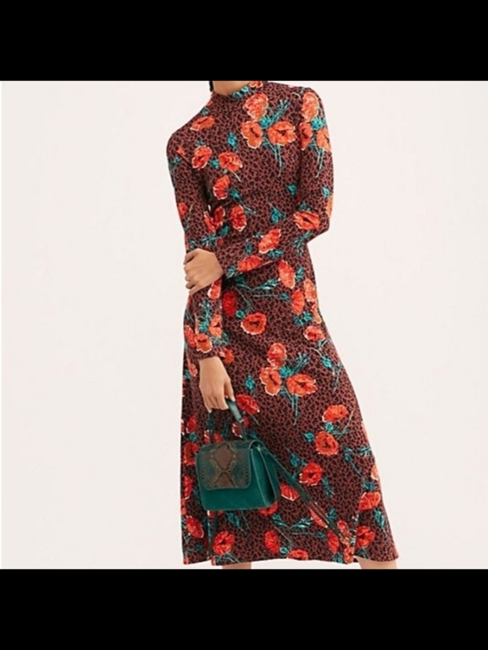 FREE PEOPLE Retro Romance Midi Dress Size Large‎